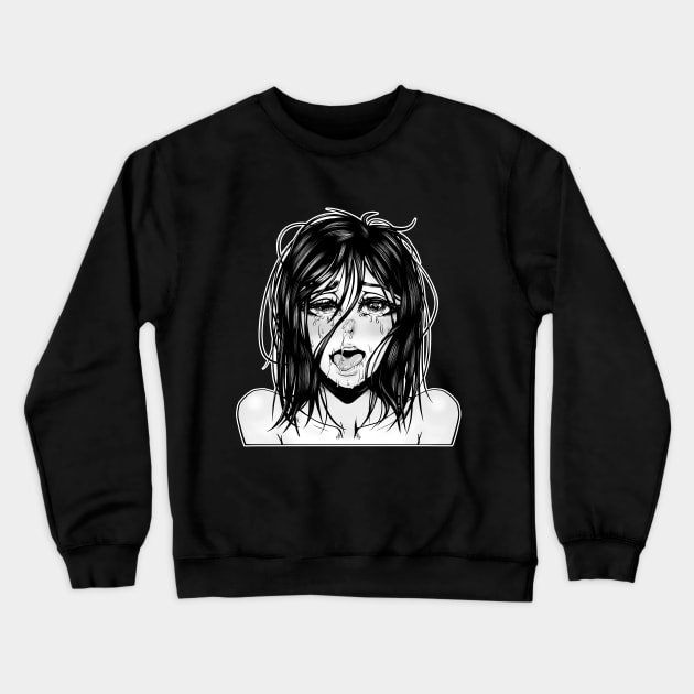 Ahegao Crewneck Sweatshirt by ZlaGo